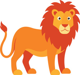 Lion vector art illustration eps