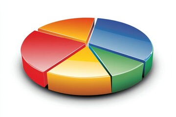 Obraz premium abstract pie chart