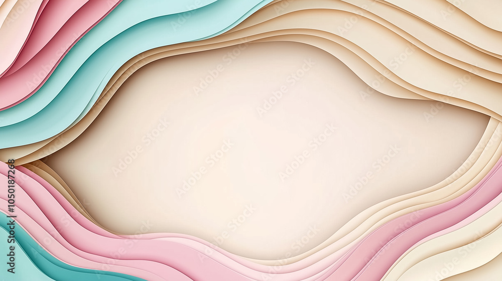 Poster soft pastel layers form a harmonious backdrop, ideal for artistic expressions and creative projects