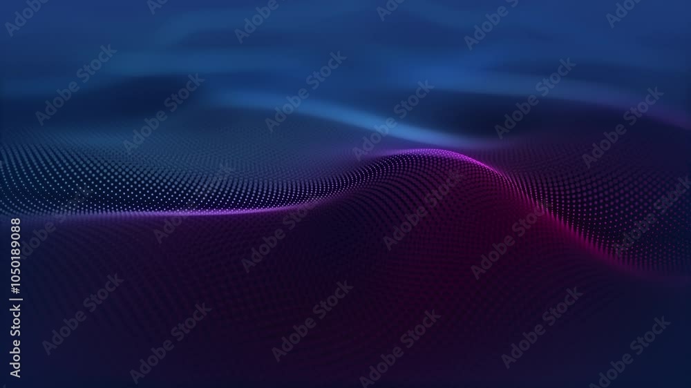 Poster a stunning and vibrant abstract background seamless loop featuring graceful flowing light patterns