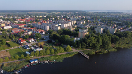 Chodzież panorama miasta