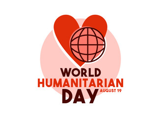 Fototapeta premium World Humanitarian Day. August 19.