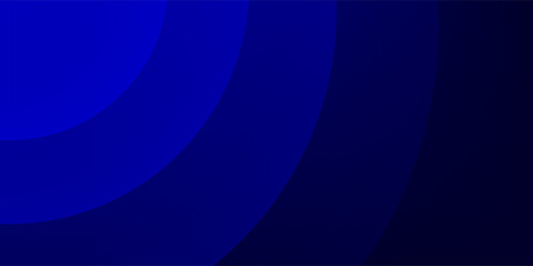 Abstract dark blue background with circles. Vector illustration