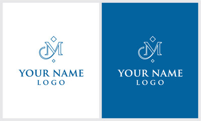 initials m vector logo 5.eps