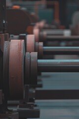 Photography focused on showcasing the intricate details of industrial equipment and machinery