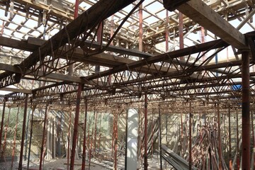 Interior View of a Construction Site