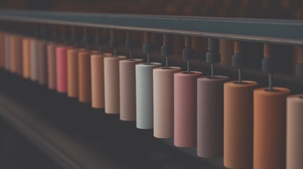 Explore our vibrant and colorful thread spools that are perfect for all textile and craft projects