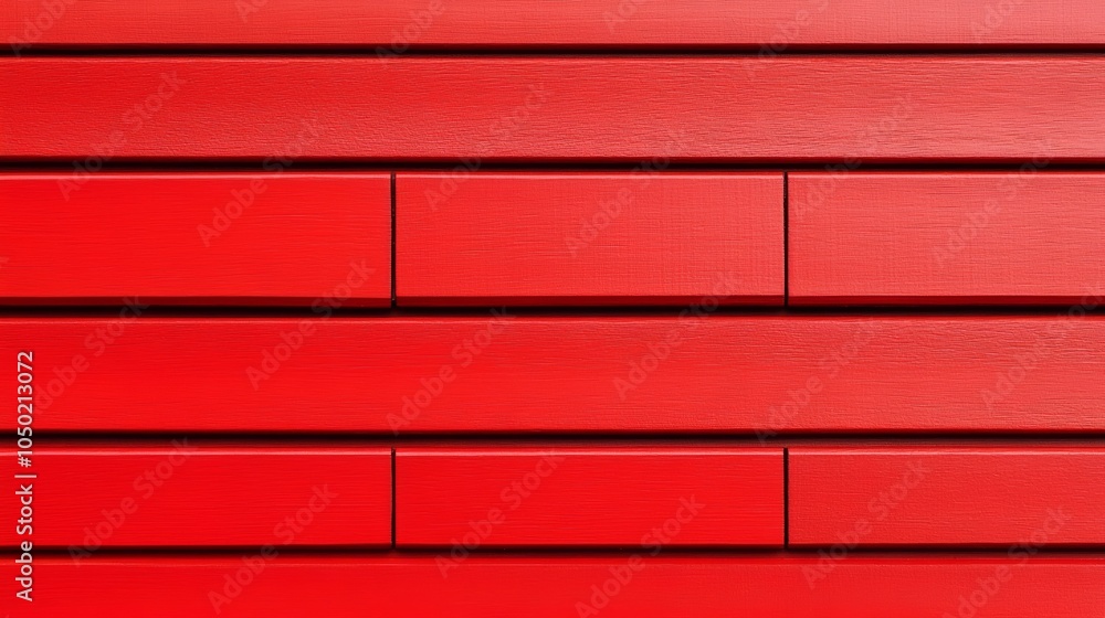 Poster the wall is made of red bricks and is painted red. bricks are arranged in a pattern, creating a visu