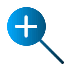 Fototapeta premium Lup icon template