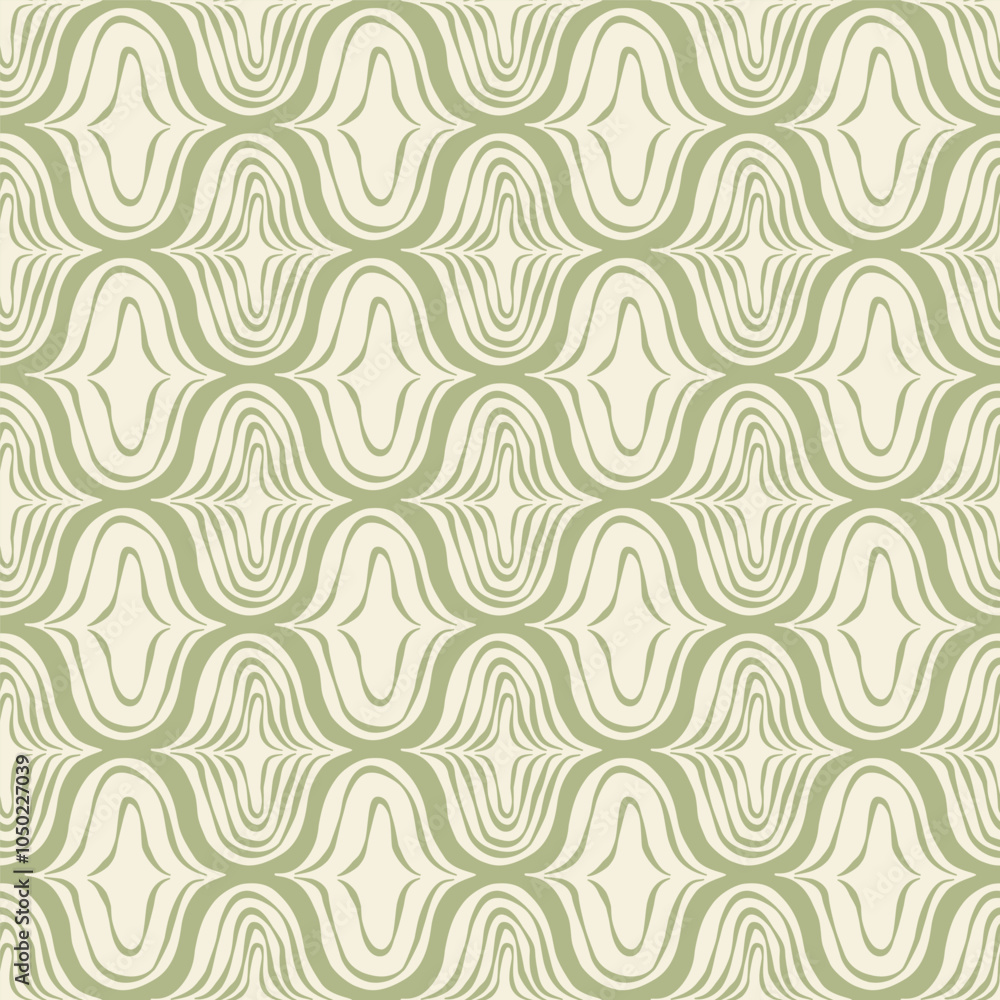 Poster damask seamless pattern. simple ornament endless background. surface pattern design geometric motif.