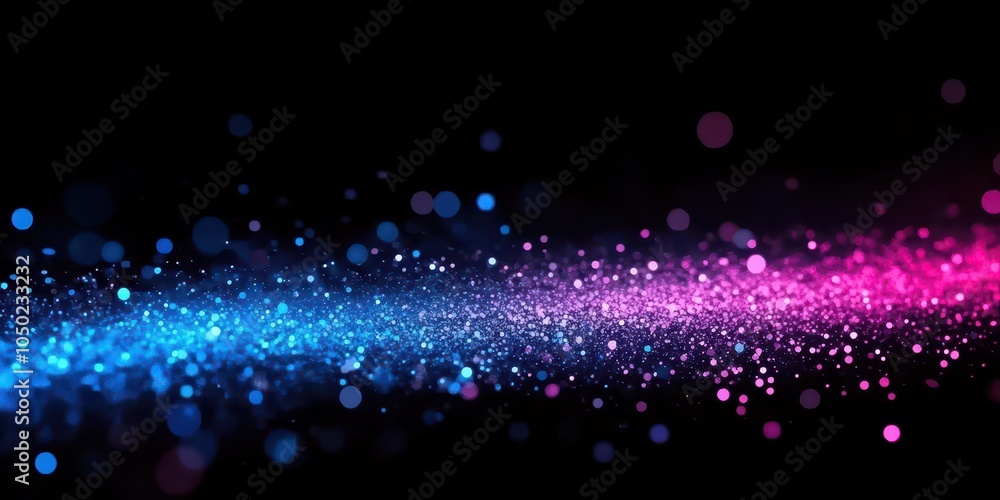 Poster colorful sparkling bokeh background for design projects