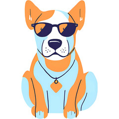 Dog Design, perfect for t-shirt, poster, sticker, and more
