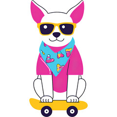 Dog Design, perfect for t-shirt, poster, sticker, and more
