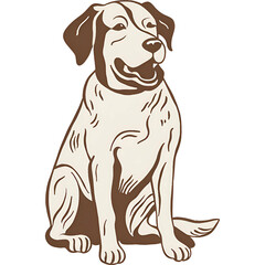 Dog Design, perfect for t-shirt, poster, sticker, and more
