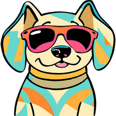 Dog Design, perfect for t-shirt, poster, sticker, and more
