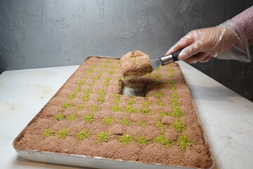 Turkish cold baklava