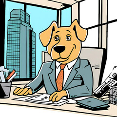 Dog Design, perfect for t-shirt, poster, sticker, and more
