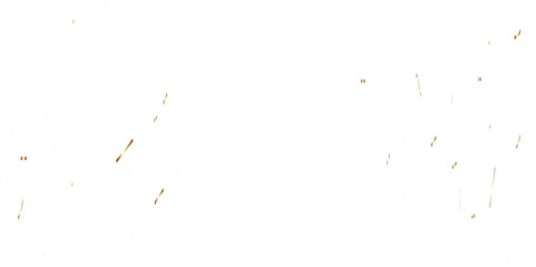 Vector gold particles confetti glitter on transparent background.  Gold sparks and doted golden glitter special light effect celebration background. 