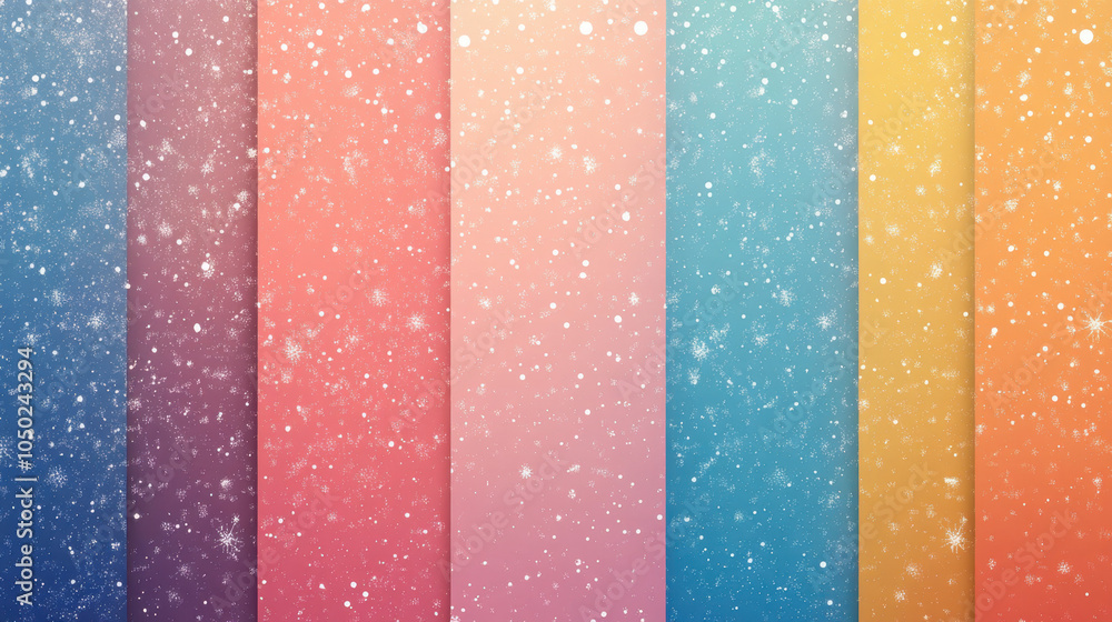Poster an abstract image featuring colorful vertical stripes with a subtle sparkly texture, creating a vibr