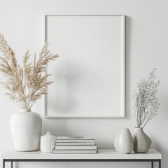 Fototapeta premium Minimalist Interior Mockup.