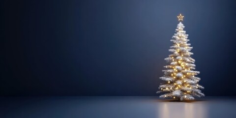 Festive Christmas Tree with Soft Lighting