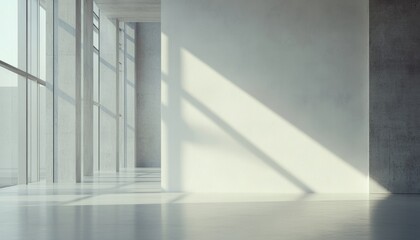 Obraz premium Minimalist Concrete Room.