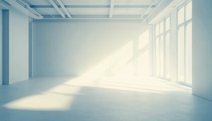 Fototapeta premium Empty Room Sunlight.