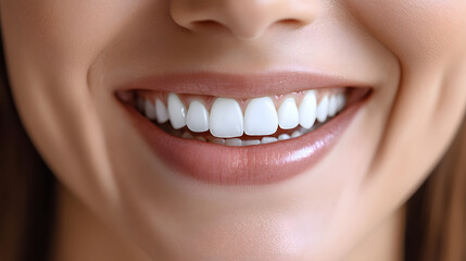 Obraz premium Heartwarming Image of a Danish Woman Smiling to Encourage Dental Health Awareness and Services
