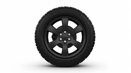 Obraz premium tire, car wheel isolated on white