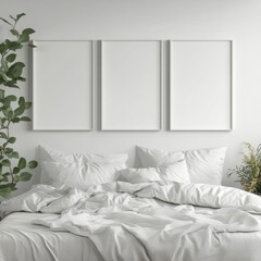 Mockup Bedroom Frames.