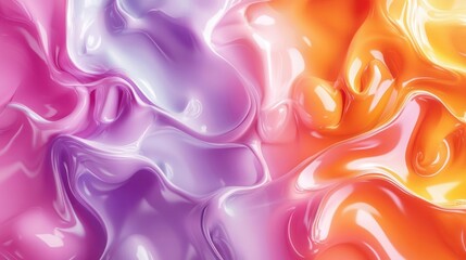 Obraz premium Vivid, bright swirls creating a dynamic abstract pattern, [surround , bright , vivid], [energetic abstract art]