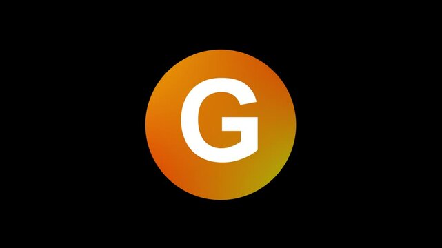Gradian circle and  google icon animation