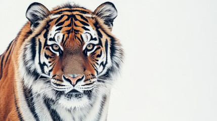 Obraz premium Close-up of a Bengal tigers face