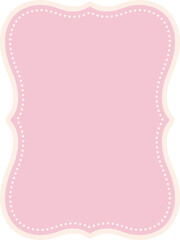 Vintage Blank Label Frame vector