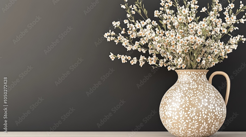 Poster minimalist black background with a matte finish, providing a simple yet striking setting for text or