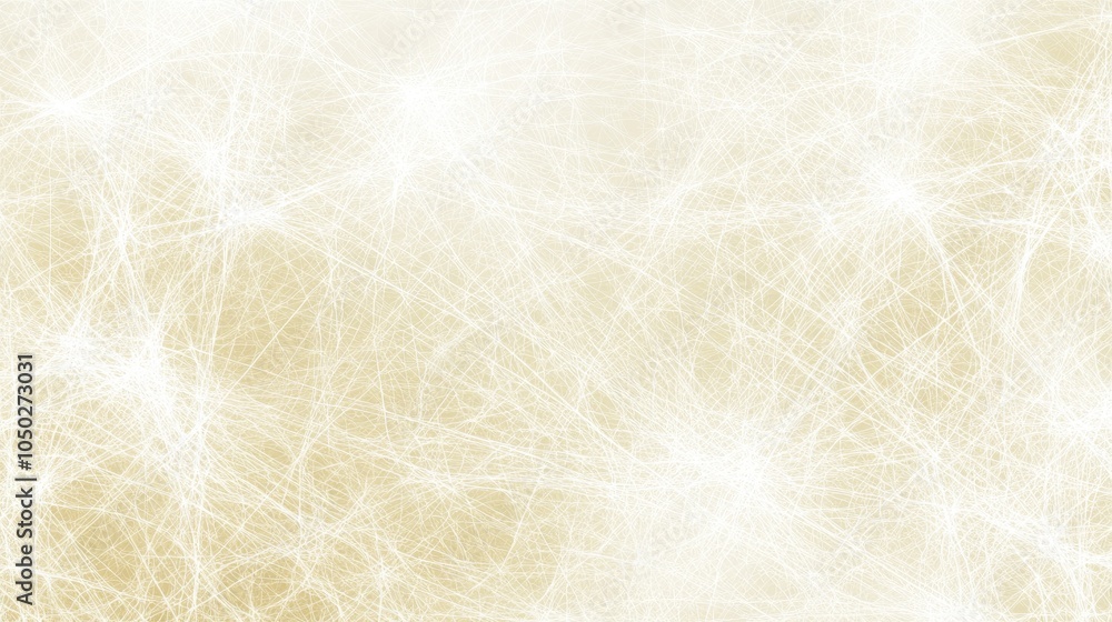 Poster Thin, intersecting lines creating a complex web over a soft, gradient background. Modern and abstract.