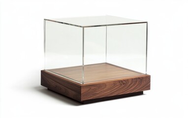 Glass Cube Display Case.