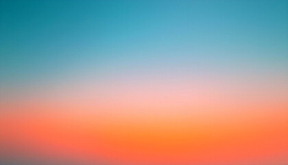Serene Sunset Hues: A captivating gradient of teal transitioning into warm orange tones, evoking tranquility and peace.