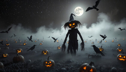 Halloween Night of the Glowing Pumpkins 