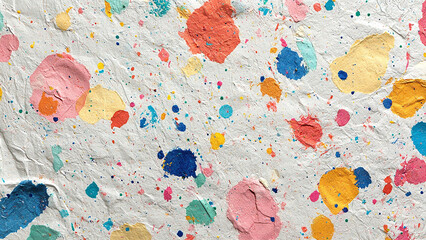 Handmade Paper with Colorful Specks – Handmade paper featuring colorful specks