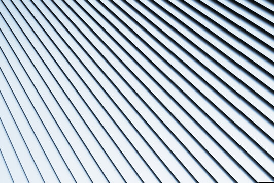 Diagonal abstract geometric lines on white background. 3D Rendering