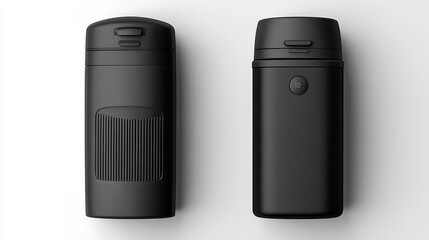 Two Black Electric Shavers