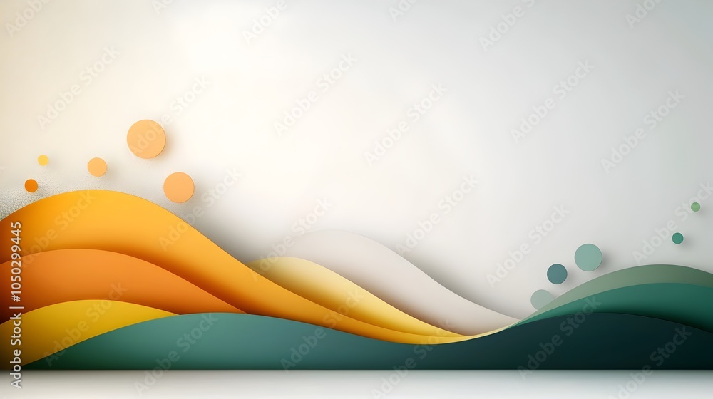 Poster Glowing rainbow gradient background with grainy noisy textures and vibrant color shapes in yellow and green creating a modern abstract banner design for imagery