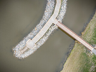 Aerial Drone View of Brighton Neighborhood in Saskatoon, Saskatchewan