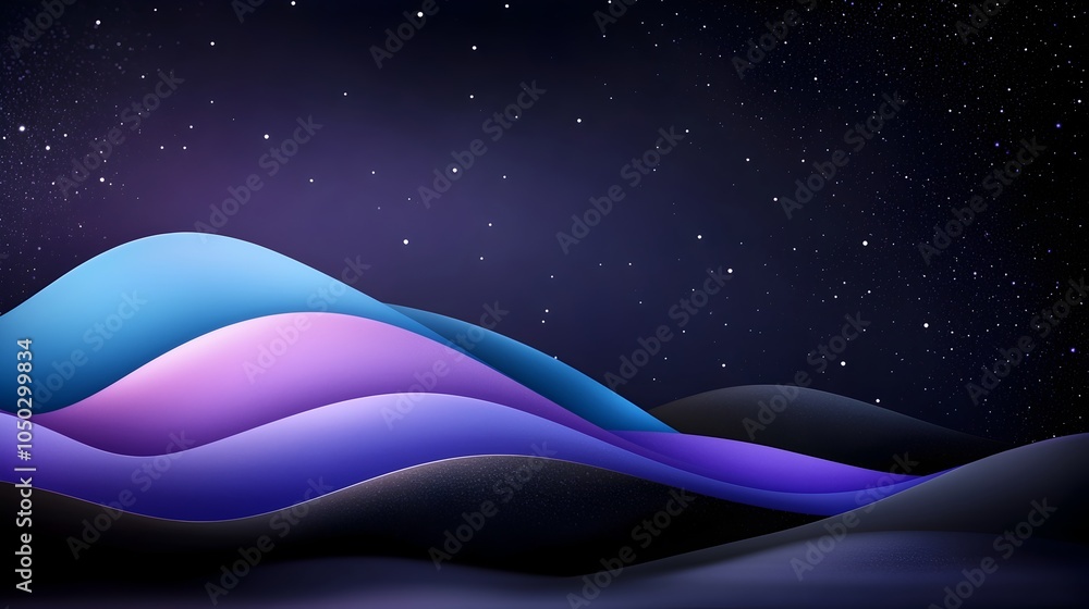 Poster Striking and Futuristic Abstract Digital Art with Glowing Gradient Shapes Layered Over Dark Grainy and Noisy Textures Creating a Dramatic and Ethereal Backdrop for Banners Covers and Designs