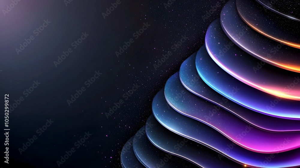 Poster mesmerizing abstract background design featuring a dark purple and blue grainy texture layered with 