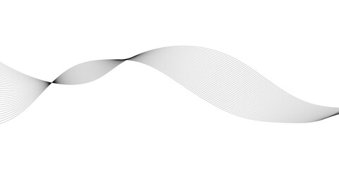 Abstract wave and curved blend lines on transparent background. Sound, music, volume background. Design for brochure, flyer, banner, template, wallpaper background and many more.