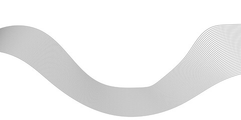 Abstract background with business and technology wave line. Thin line wavy abstract vector background. Curve wave seamless pattern.