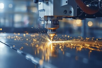 Laser Cutting Machine in Action: Precision Metal Fabrication