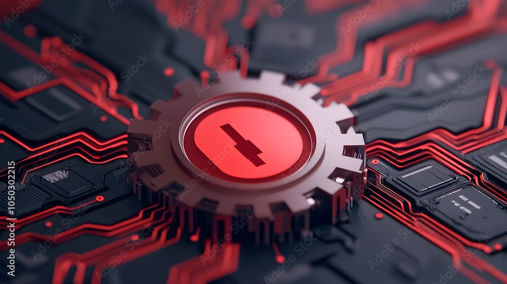 Aufkleber Advanced Digital Lock Symbol Embedded in Futuristic Secure Network Interface with Encrypted Data Streams and High Tech Visuals Showcasing Cutting Edge Cybersecurity Technology